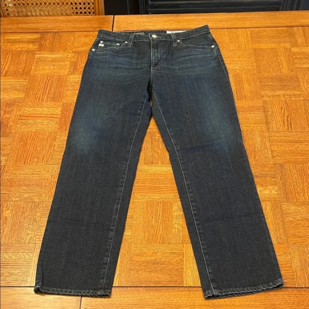 AG THE ISABELLE HIGH RISE STRAIGHT CROP JEANS SIZE 28